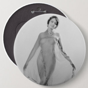 Francesca a Bella Ragazza, Beautiful italian Girl 6 Cm Round Badge