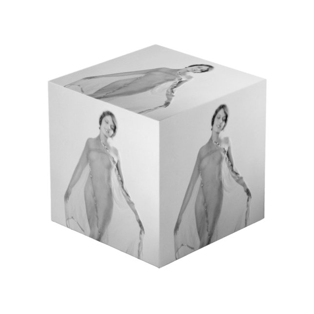 Francesca a Bella Ragazza, Beautiful italian Girl Cube (Front Angled)