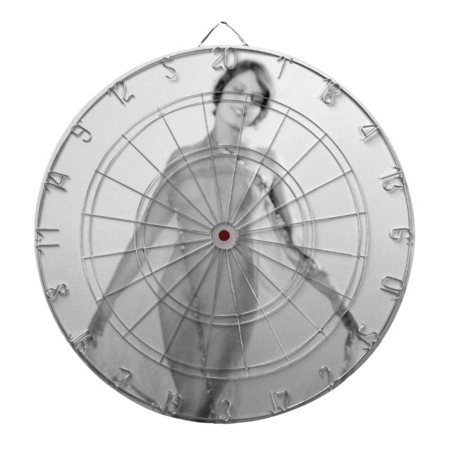 Francesca a Bella Ragazza, Beautiful italian Girl Dartboard (Front)