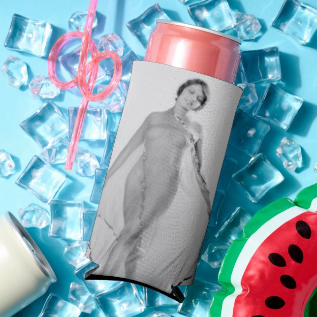 Francesca a Bella Ragazza, Beautiful italian Girl Seltzer Can Cooler (In Situ Summer)