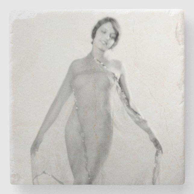 Francesca a Bella Ragazza, Beautiful italian Girl Stone Coaster (Front)