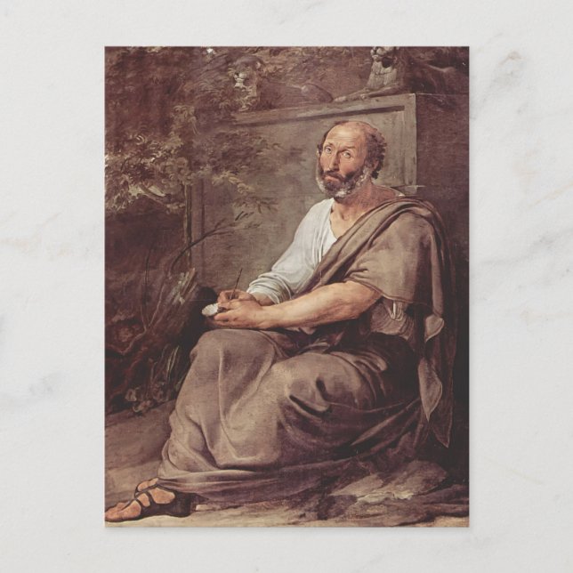 Francesco Hayez- Aristoteles Postcard (Front)