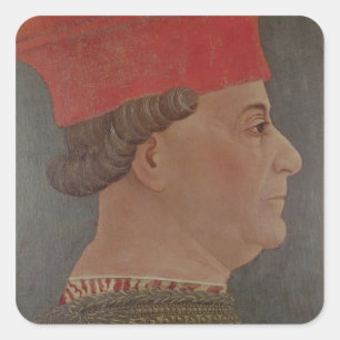 Francesco Sforza  Duke of Milan Square Sticker