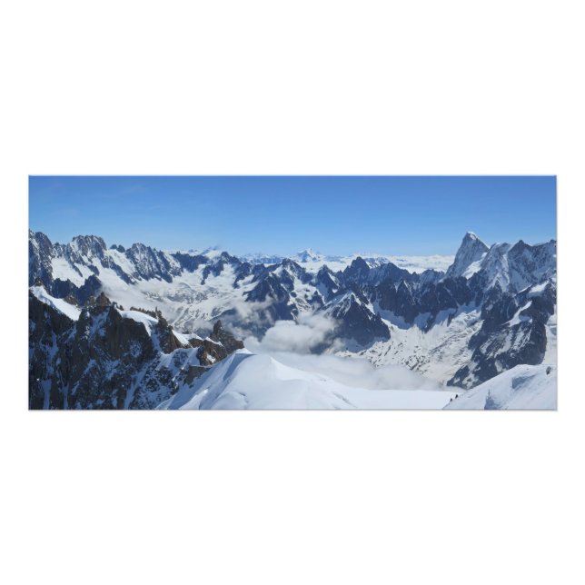 Franch Alps Chamonix panorama Photo Print (Front)