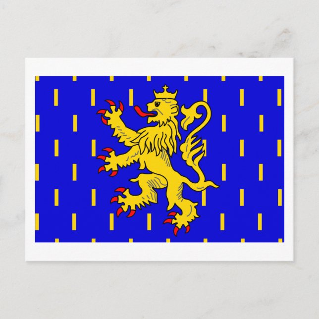 Franche-Comté flag Postcard (Front)