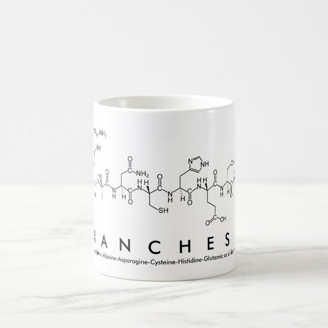 Franchesca peptide name mug (Center)