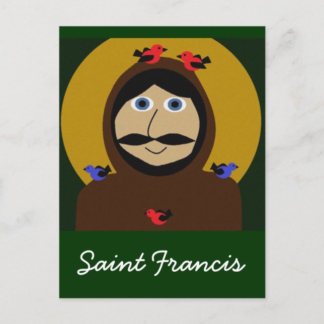 Francis and the Birds Postcard (Front)