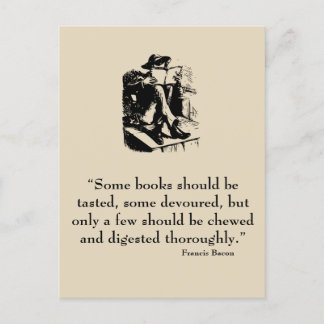 Francis Bacon Quote Postcard