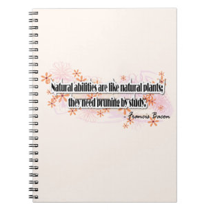 Francis Bacon Spiral Notebook