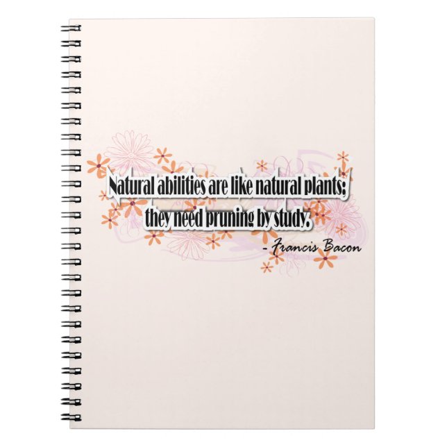 Francis Bacon Spiral Notebook (Front)