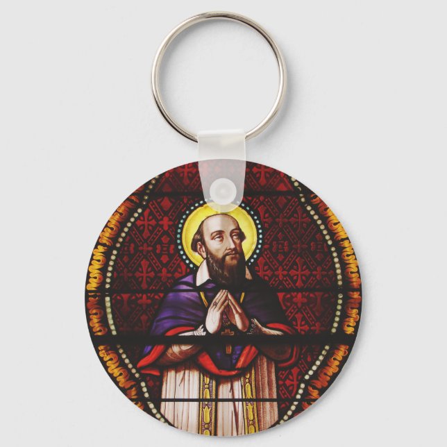 Francis de Sales Bishop of Geneva Key Ring (Front)