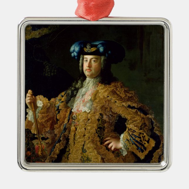 Francis I  Holy Roman Emperor and husband Metal Tree Decoration (Front)