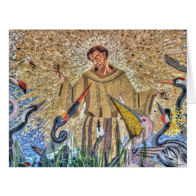 Francis Of Assisi Mosaic (Front Horizontal)