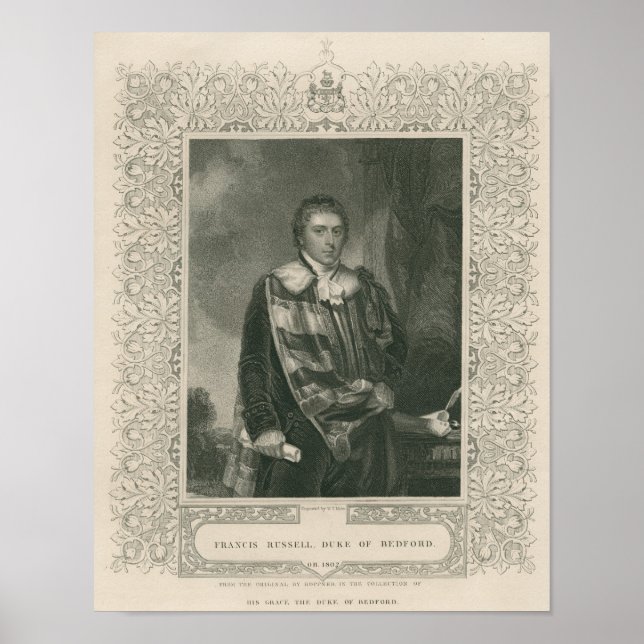 Francis Russell  5th Duke of Bedford Poster (Front)