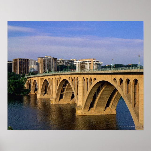 Francis Scott Key Bridge in daylight Poster (Front)