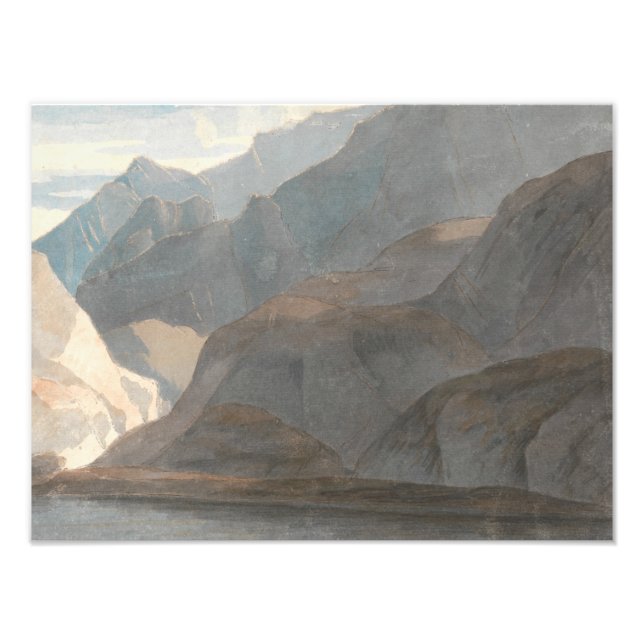 Francis Towne - On the Lake of Como Photo Print (Front)