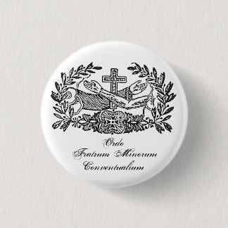 Franciscan Order 3 Cm Round Badge