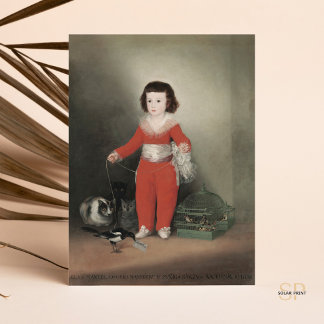 Francisco de Goya Red Boy Manuel Osorio de Zuniga Postcard