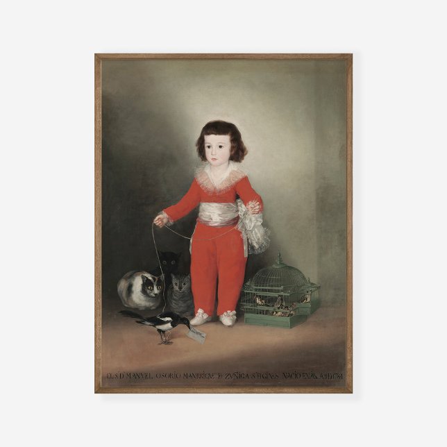 Francisco de Goya Red Boy Manuel Osorio de Zuniga  Poster (Creator Uploaded)