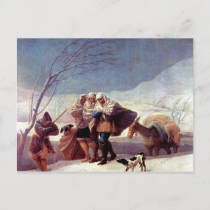 Francisco de Goya - The snowstorm Postcard