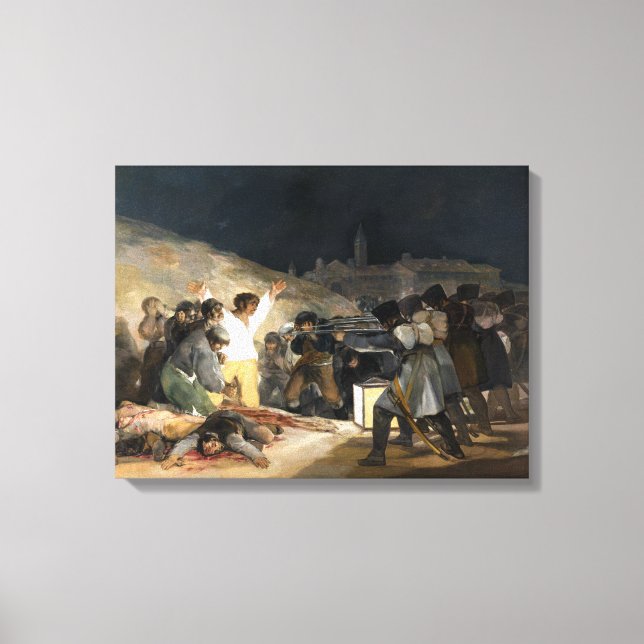 Francisco de Goya The Third of May 1808 Canvas Print (Front)