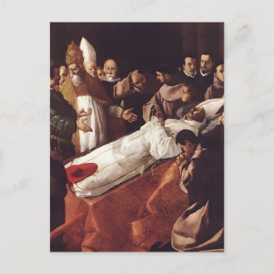 Francisco de Zurbaran-The Death of St. Bonaventura Postcard