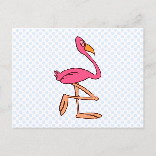 Francisco Flamingo Postcard (Front)