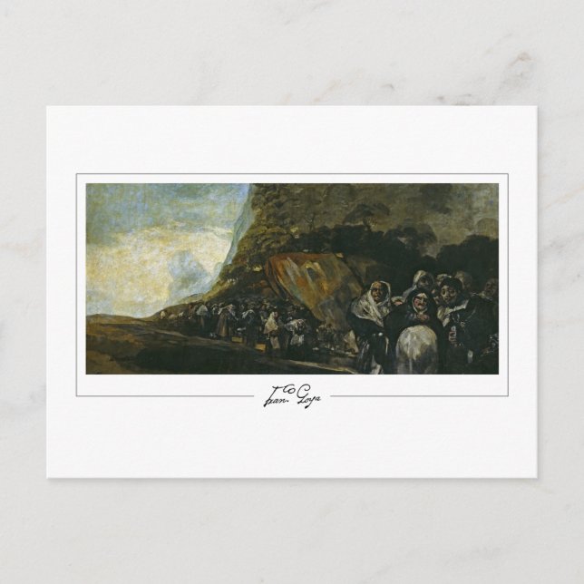 Francisco Goya #105 - Fine Art Postcard (Front)