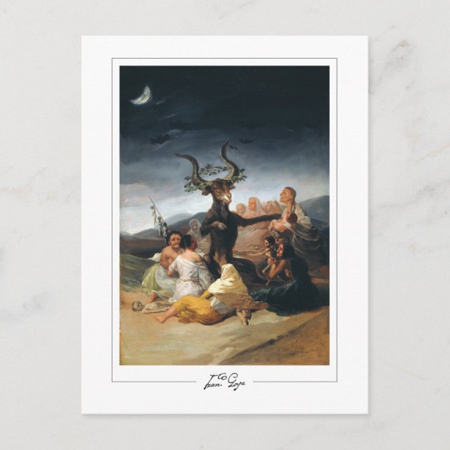 Francisco Goya #6 - Fine Art Postcard (Front)