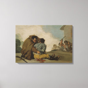 Francisco Goya - Friar Pedro Binds El Maragato Canvas Print