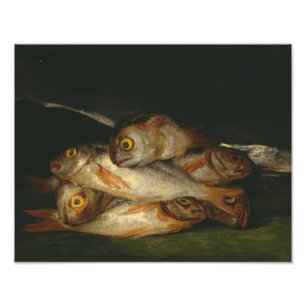 Francisco Goya - Still Life with Golden Bream Photo Print
