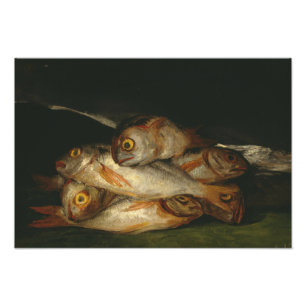 Francisco Goya - Still Life with Golden Bream Photo Print