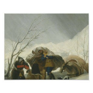 Francisco Goya - Winter Scene Photo Print