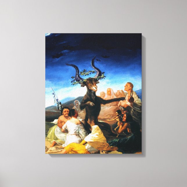 FRANCISCO GOYA - Witches' Sabbath - 1798 -  Canvas Print (Front)