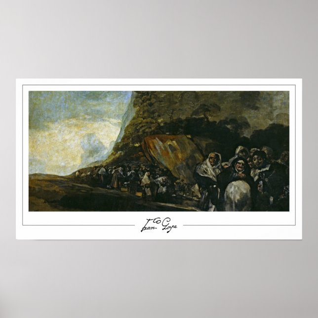 Francisco Goya Zedign Art Poster #105 (Front)