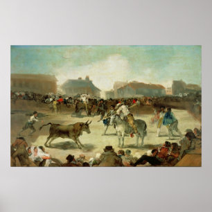 Francisco Jose de Goya A Village Bullfight Poster