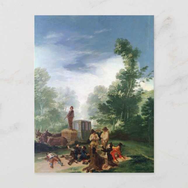 Francisco Jose de Goya y Lucientes | Attack on a C Postcard (Front)