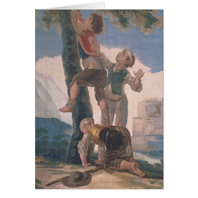 Francisco Jose de Goya y Lucientes | Boys Climbing (Front)