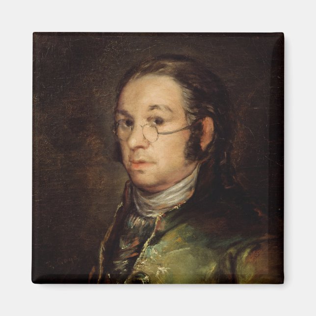 Francisco Jose de Goya y Lucientes | Self Portrait Magnet (Front)