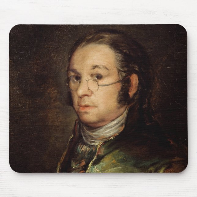 Francisco Jose de Goya y Lucientes | Self Portrait Mouse Pad (Front)