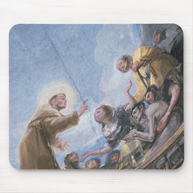 Francisco Jose de Goya y Lucientes | St. Anthony P Mouse Pad (Front)