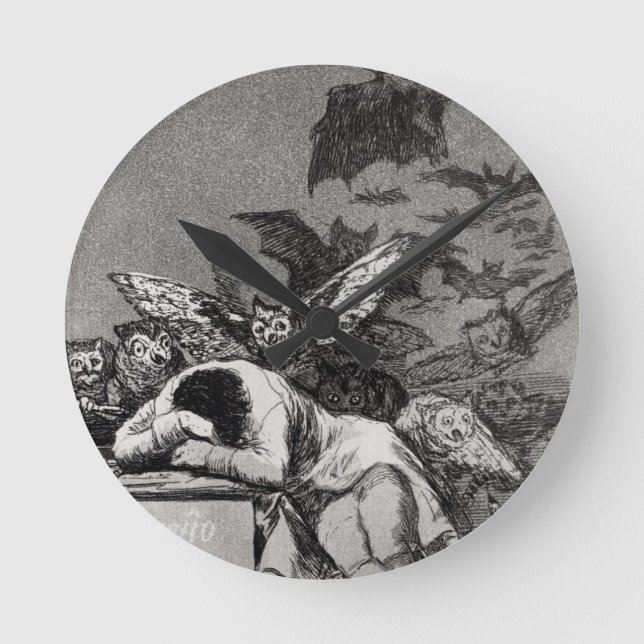 Francisco Jose de Goya y Lucientes | The Sleep of  Round Clock (Front)