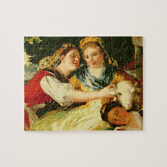 Francisco Jose de Goya y Lucientes | The Washerwom Jigsaw Puzzle (Horizontal)