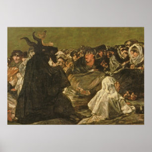 Francisco Jose de Goya y Lucientes   The Witches'  Poster