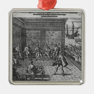 Francisco Pizarro Metal Tree Decoration