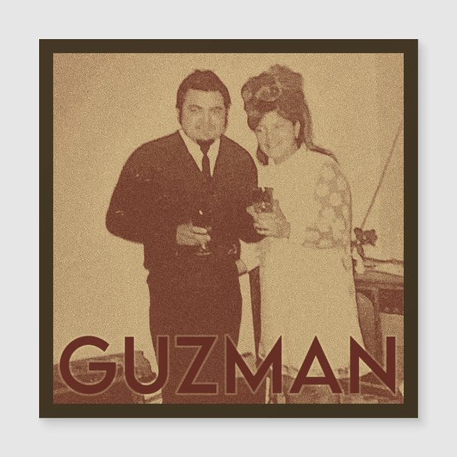 FRANCISCO Sr. & MARGARET GUZMAN - MAGNET (Front)