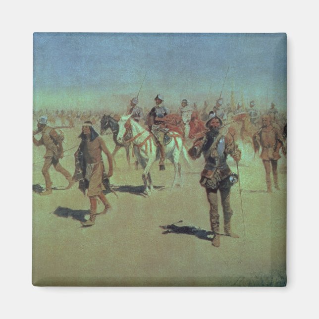 Francisco Vasquez de Coronado  Making his Way Magnet (Front)