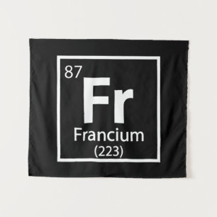 Francium - French Science Periodic Table Tapestry
