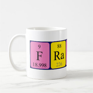 Franck periodic table name mug