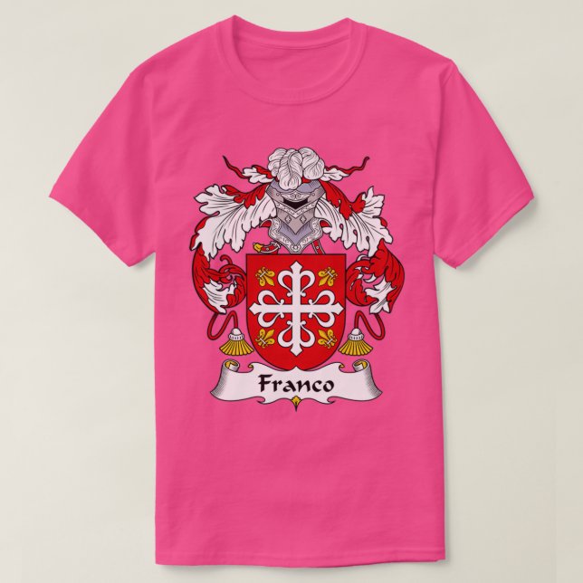 Franco Coat of Arms Family Crest 1  T-Shirt (Design Front)